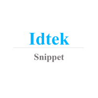 Idtek Snippets