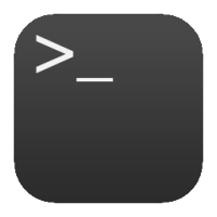 Open external command window or terminal.