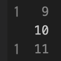 Double Line Numbers