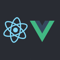 react vue code snippets and template