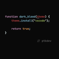 Dark Blood Theme