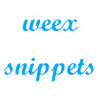 Weex VSCode Snippets
