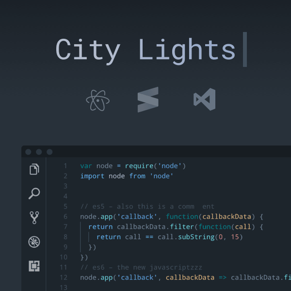 City Lights Icon package